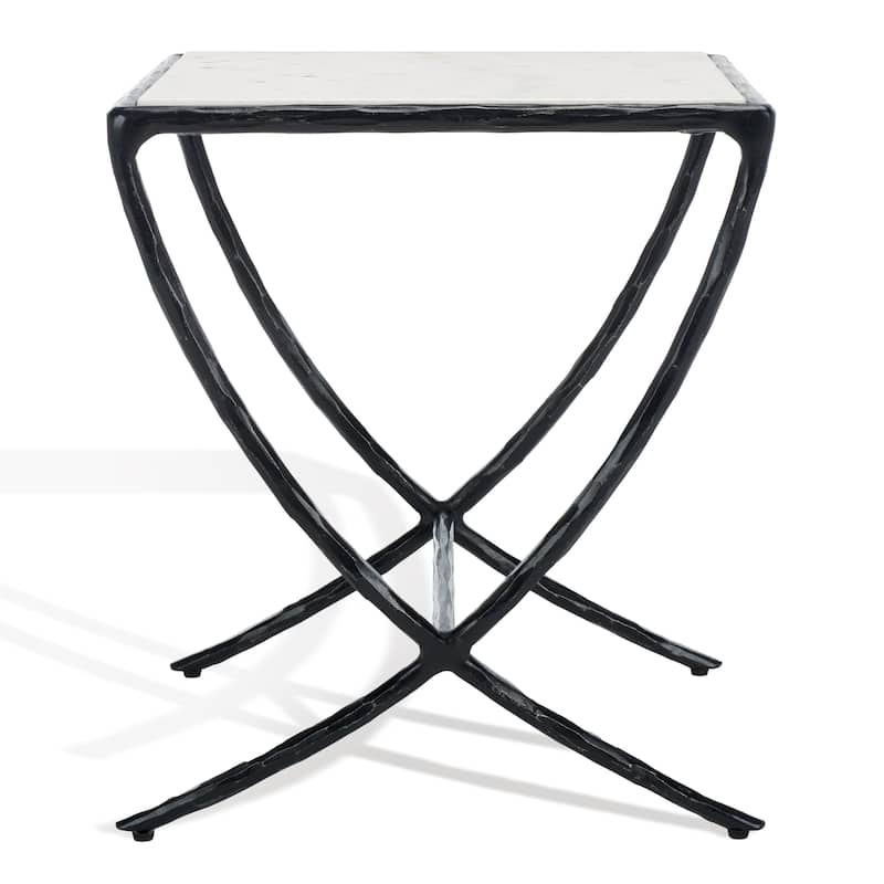SAFAVIEH Couture Debbie Squareuare Metal Accent Table - 18Wx18Dx20H
