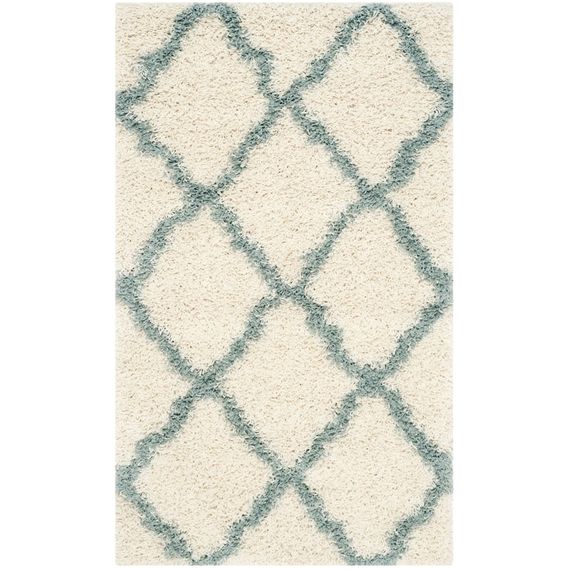 SAFAVIEH Dallas Shag Giusy Trellis 1.5-inch Thick Rug