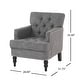 preview thumbnail 12 of 10, Malone Charcoal Grey Club Chair by Christopher Knight Home