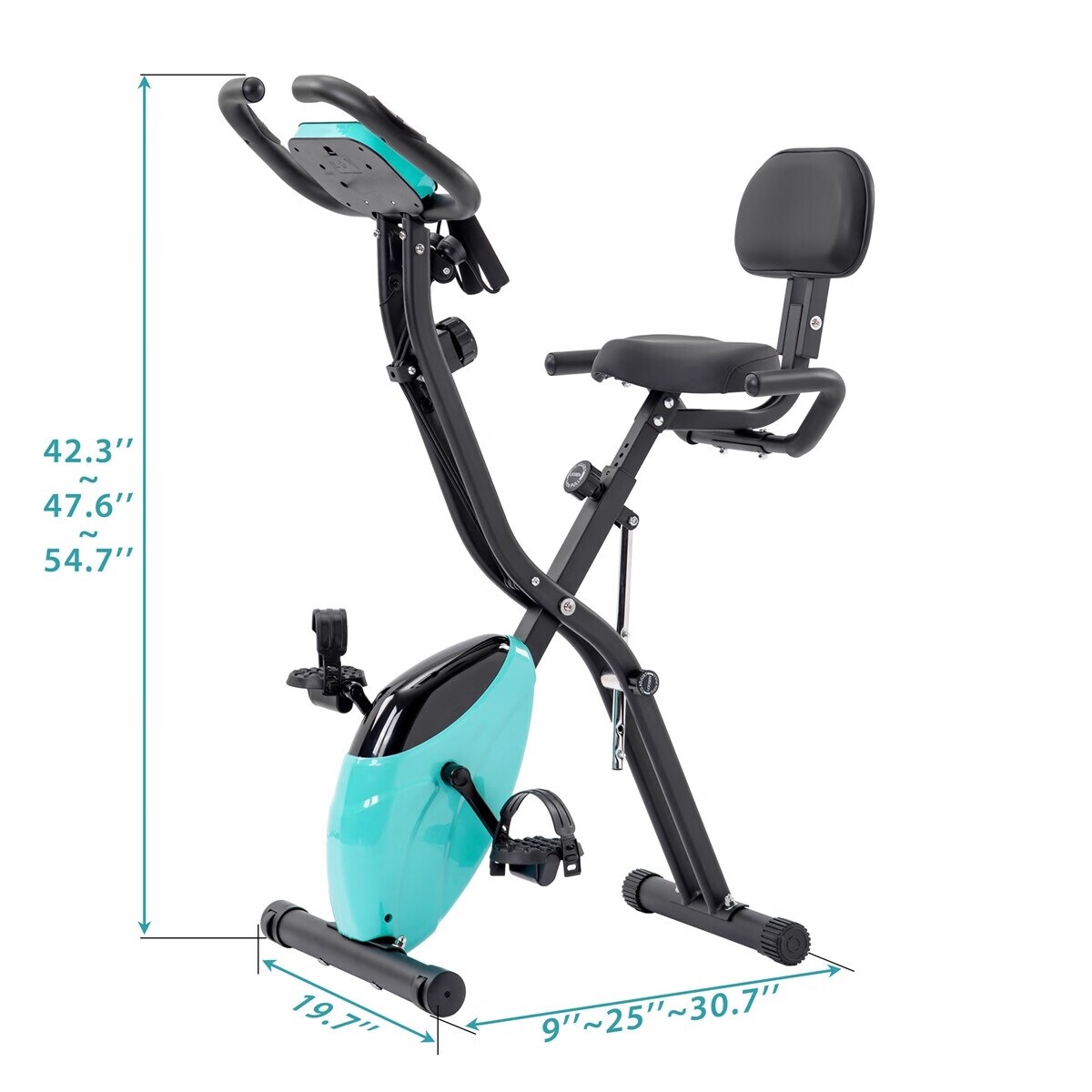 Merax Adjustable Folding Exercise Bike