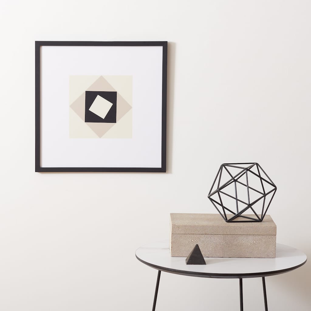 SAFAVIEH Fryni Across Many Oceans 16-inch Square Framed Wall Art