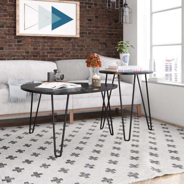 slide 2 of 21, The Novogratz Athena Nesting Tables