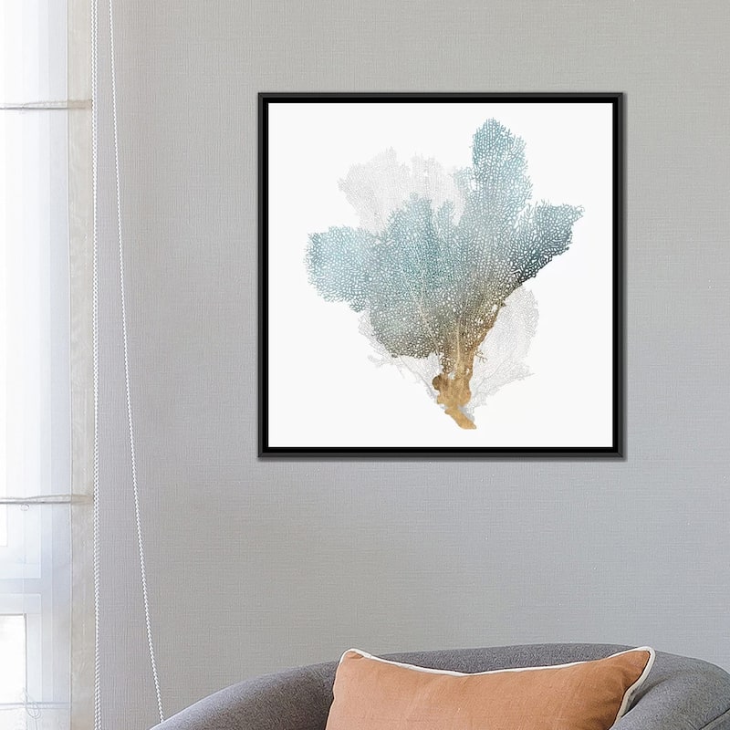 iCanvas "Delicate Coral III " by Isabelle Z Framed Canvas Print