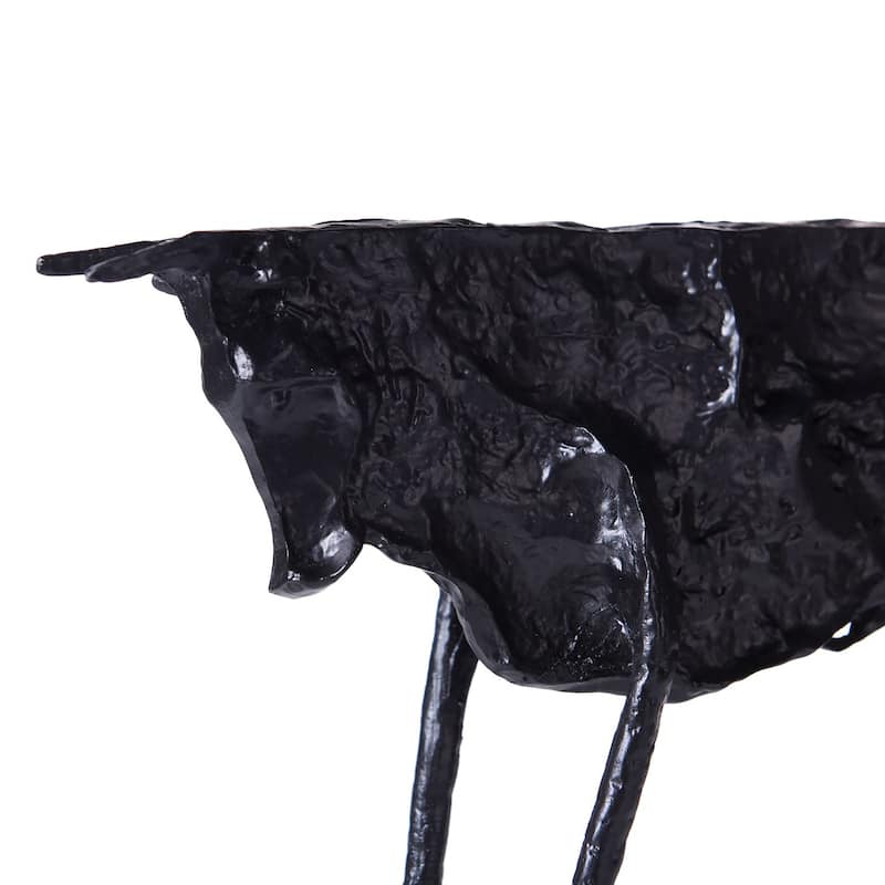 Dann Foley Lifestyle - Battle Bull Sculpture - Black Finish