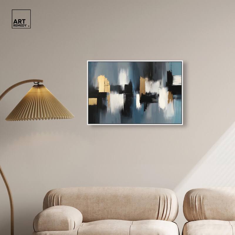 Within Blues Canvas by Art Remedy