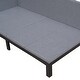 preview thumbnail 25 of 25, Twin Size Daybed Sofa Bed Frame with Linen Slats Support, Linen Upholstered Bed for Living Room Bedroom