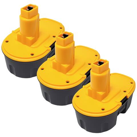 18V Battery for Dewalt DC970 DC9096 Power Tools NiMH 3.0Ah 3Pack - Black