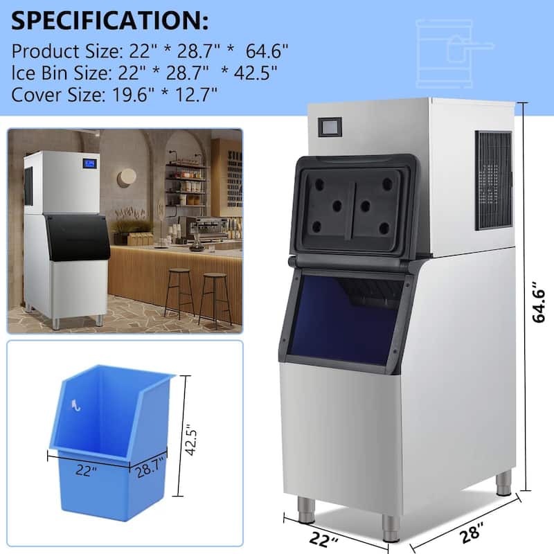 Touchscreen Ice Maker Machine