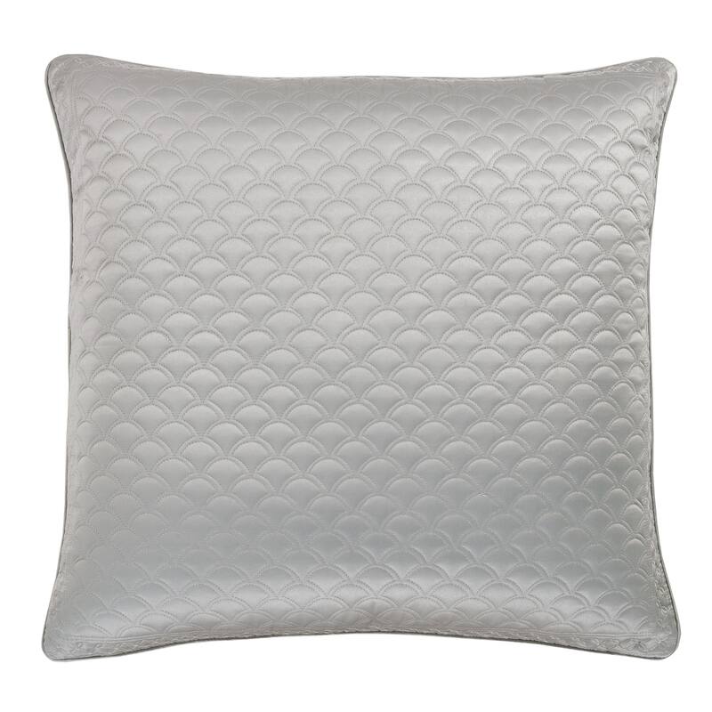 J. Queen New York Lyndon Euro Sham - Silver