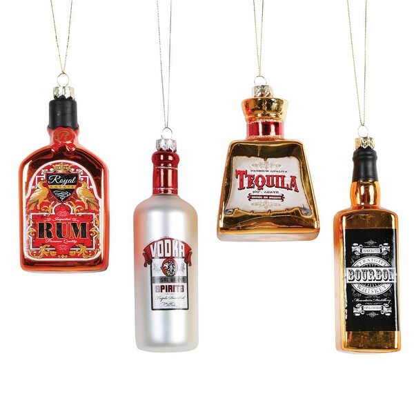 shop christmas tree ornaments top shelf liquor bottles glass
