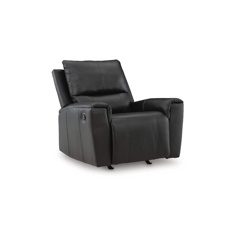 Signature Design by Ashley Glassmere Black Recliner