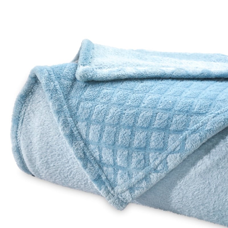 Superior Alaska Quilted Diamond Plush Fleece Blanket For Couch or Bed