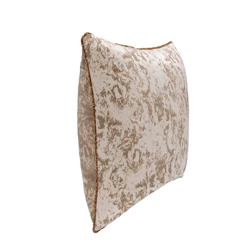 Villa by Classic Home Mica Woven Fabric Throw Pillow