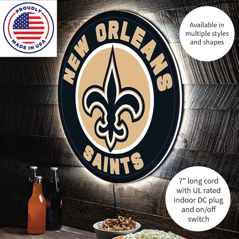 New Orleans Saints LED Lighted Sign