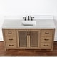 preview thumbnail 32 of 177, Altair Hadiya Bathroom Vanity with Composite Stone Countertop without Mirror
