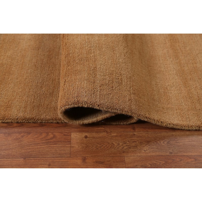 Contemporary Gabbeh Living Room Area Rug Handmade Oriental Wool Carpet - 8'3" x 11'1"