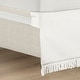 preview thumbnail 3 of 10, Lush Decor Boho Fringe 15-Inch Tailored Drop Easy Fit Bedskirt