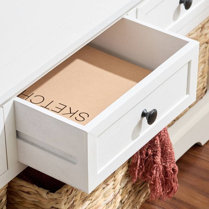 SAFAVIEH Ara Grey 3-Drawer Storage Unit - 42.1" x 15.4" x 19.7" - 42"W x 15"D x 20"H