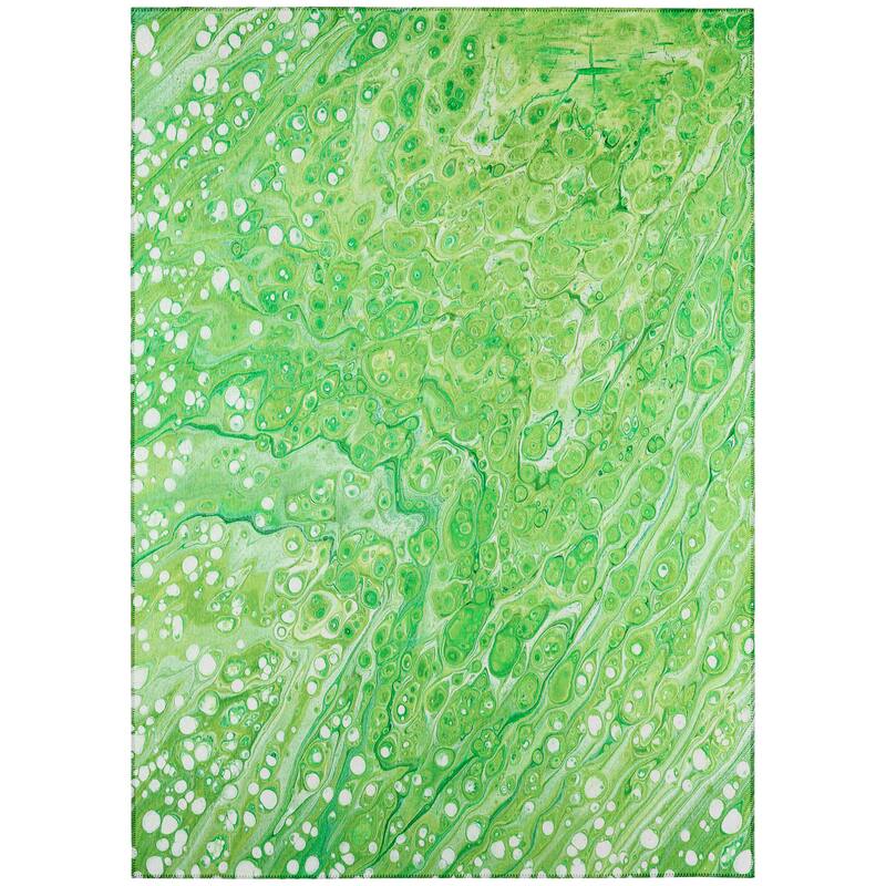 Indoor/ Outdoor Addison Karina Abstract Washable Area Rug