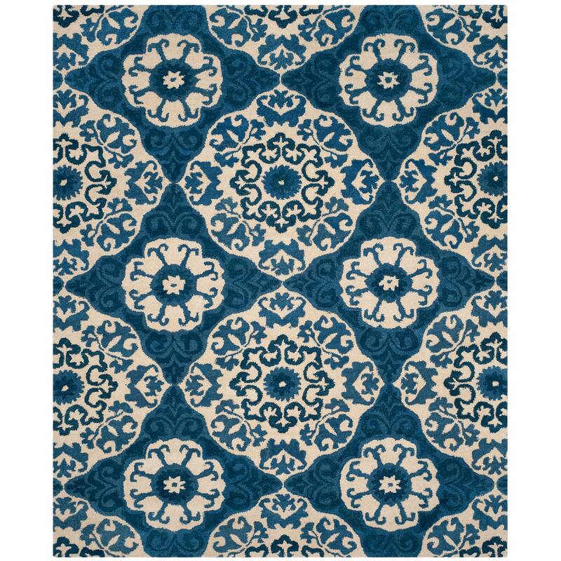 SAFAVIEH Handmade Roslyn Mirzeta Modern Floral Wool Rug