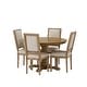 preview thumbnail 7 of 13, Remuda Upholstered 5 Piece Circular Dining Set by Christopher Knight Home