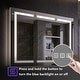 preview thumbnail 29 of 82, Modland 48"-72"W x 36"H Lighted Bathroom Medicine Cabinet with Backlit & Frontlit Modes,Anti-Fog