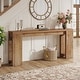 preview thumbnail 1 of 38, Farmhouse Wood 70.9 Inches Extra Long Console Table for Living Room, Hallway Light Brown