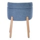 preview thumbnail 24 of 23, Modern Upholstered Solid Wood Dining Chair With Arms (Set of 2)