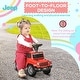 preview thumbnail 7 of 7, Aosom Kids Ride on Push Car, with Engine Sounds & Under-Seat Storage, Foot-to-Floor Ride on Sliding Car with Horn, Red