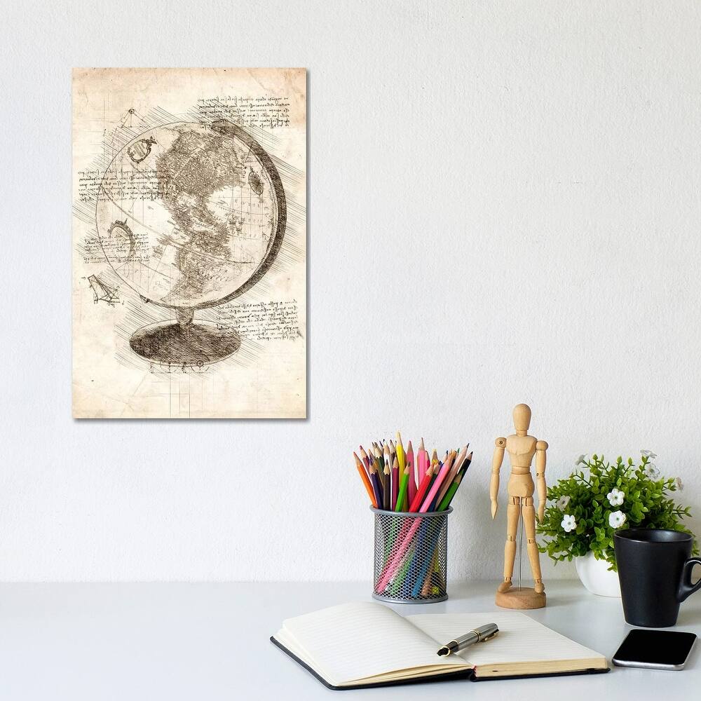 iCanvas "World Globe" by Cornel Vlad Canvas Print