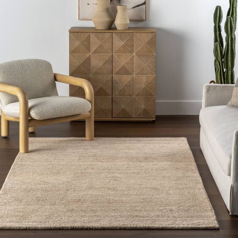 Nuloom Citra Solid Wool Area Rug