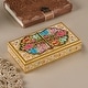 preview thumbnail 2 of 2, Novica Handmade Gold Kashmir Treasures Papier Mache Decorative Box