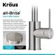 preview thumbnail 48 of 124, Kraus Oletto Single Handle 1-Hole Kitchen Bar Faucet
