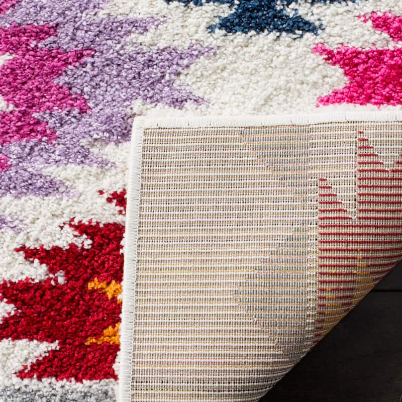 SAFAVIEH Fiesta Shag Gerbrich Abstract Rug