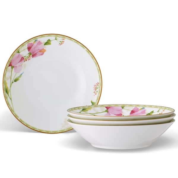 Poppy Place Set Of 4 Soup Bowls, 7-1/2", 12 Oz.
