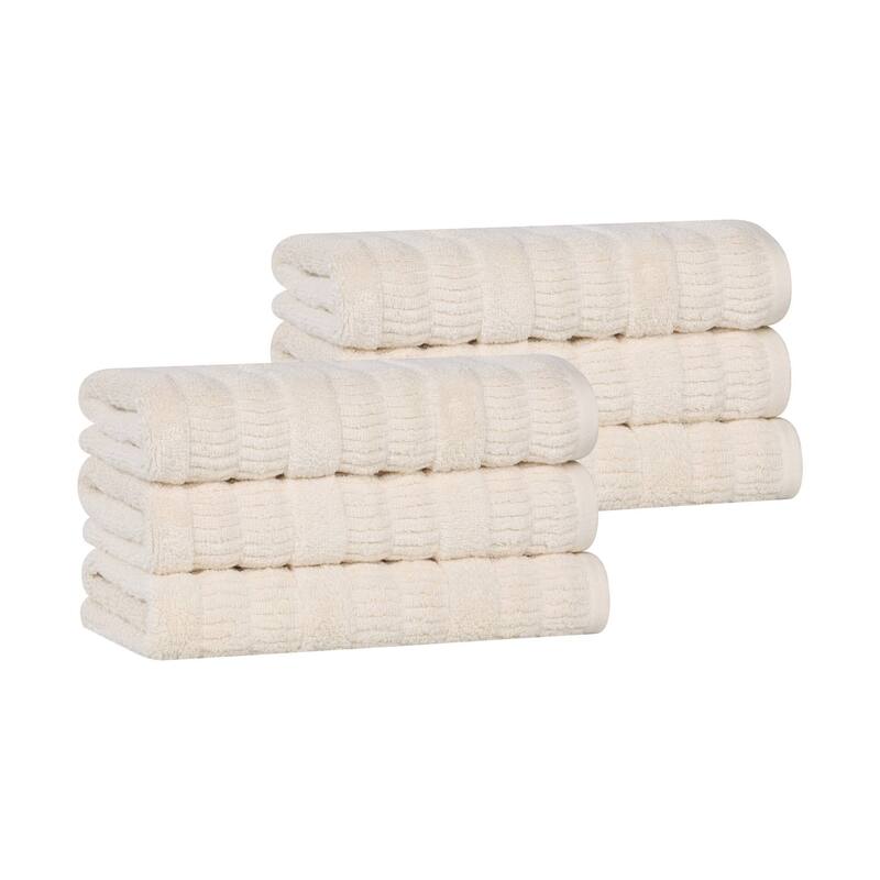 Superior Mika Smart Twist Viscose Cotton Blend Hand Towels, Set of 6