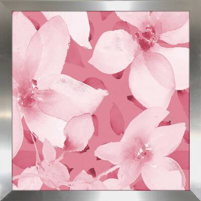 "Blooming Pink Whispers I (Square)" Print on Acrylic