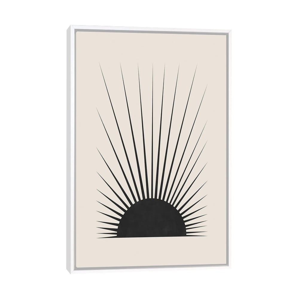 iCanvas "Minimal Sun" by Orara Studio Framed Canvas Print