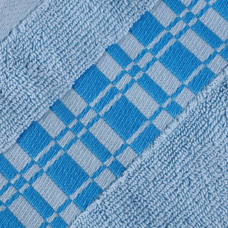 Superior Larissa Cotton Embroidered Geometric Border 6-Piece Towel Set