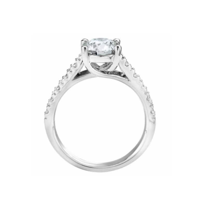 1 3/4 Ct Diamond Engagement Ring Lab Grown White Gold