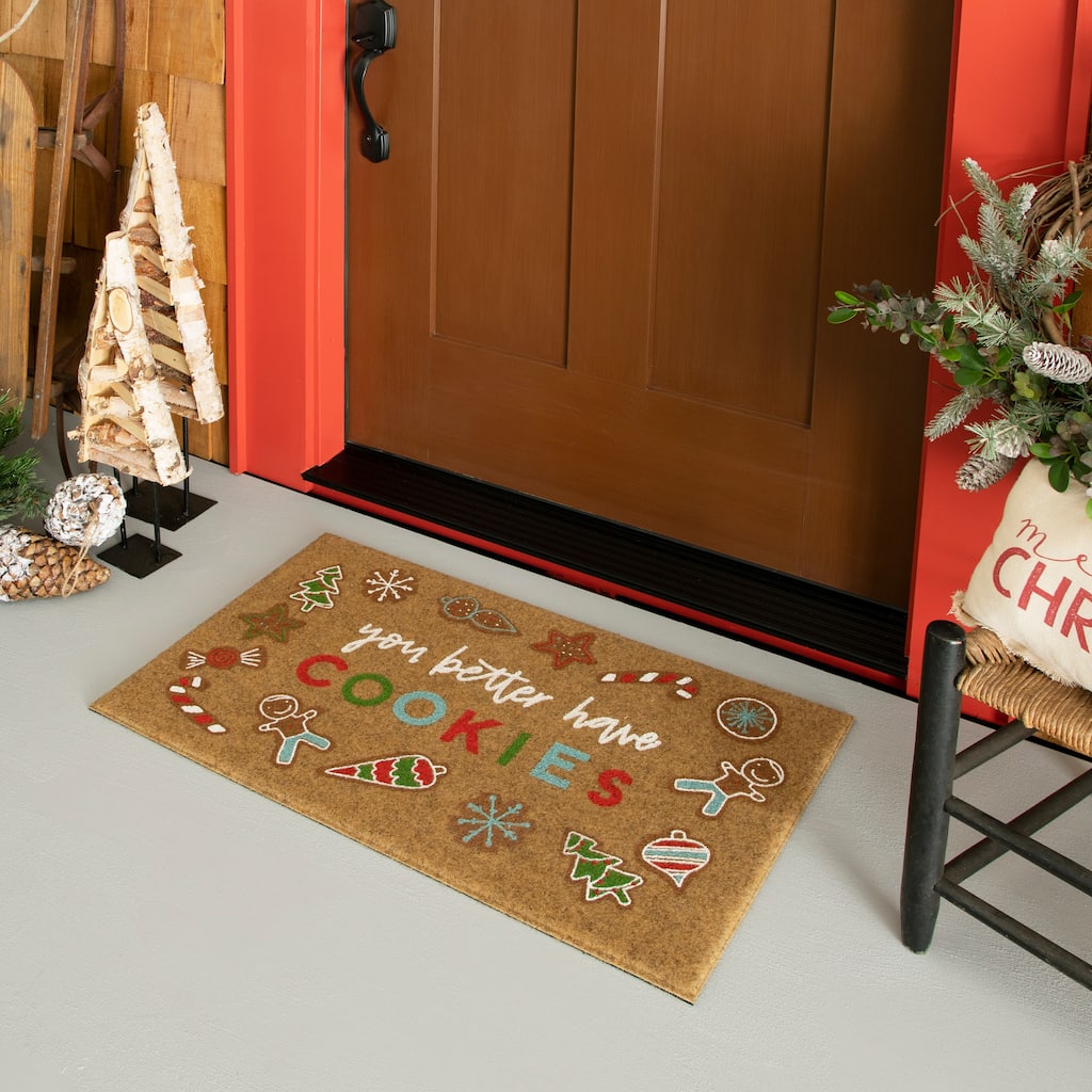 Mohawk Home Pinchededge Cookie Requirement Seasonal Mat - 18" x 30"