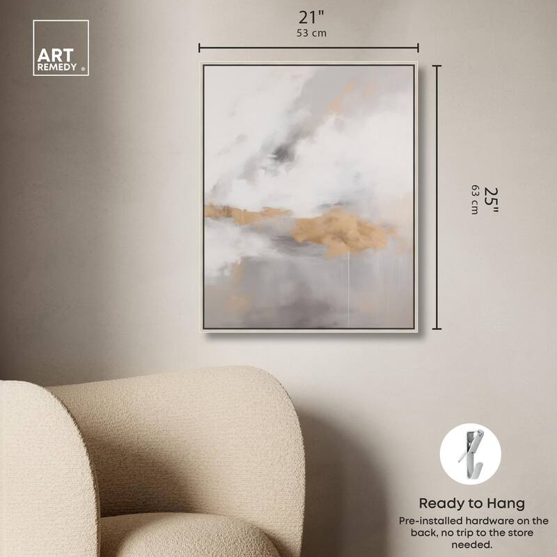 Fleeting Gold II Canvas by Art Remedy