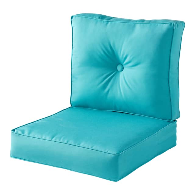 Deltaville Sunbrella Deep Seat Outdoor Cushion Set by Havenside Home - Aruba