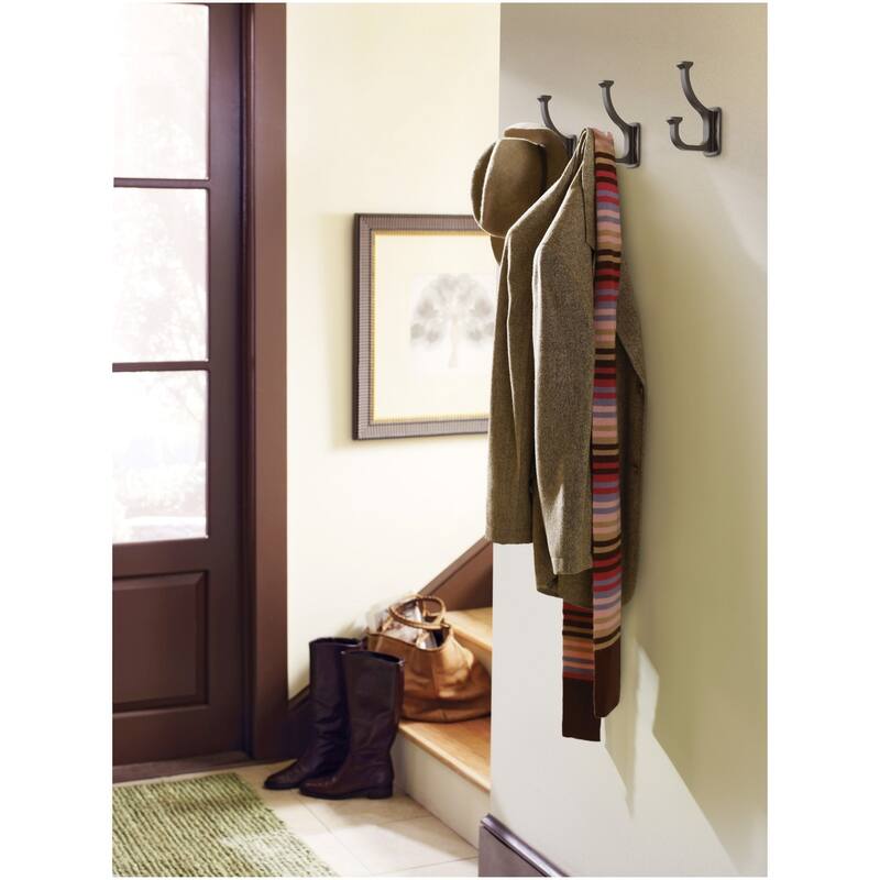 Amerock H37007 Alder Double Robe Hook