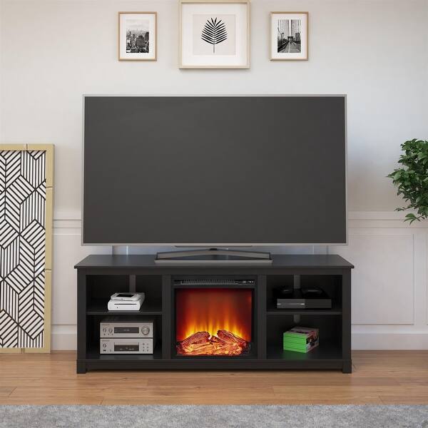 Avenue Greene Barrown Downs TV Console with Fireplace for TVs up to 60