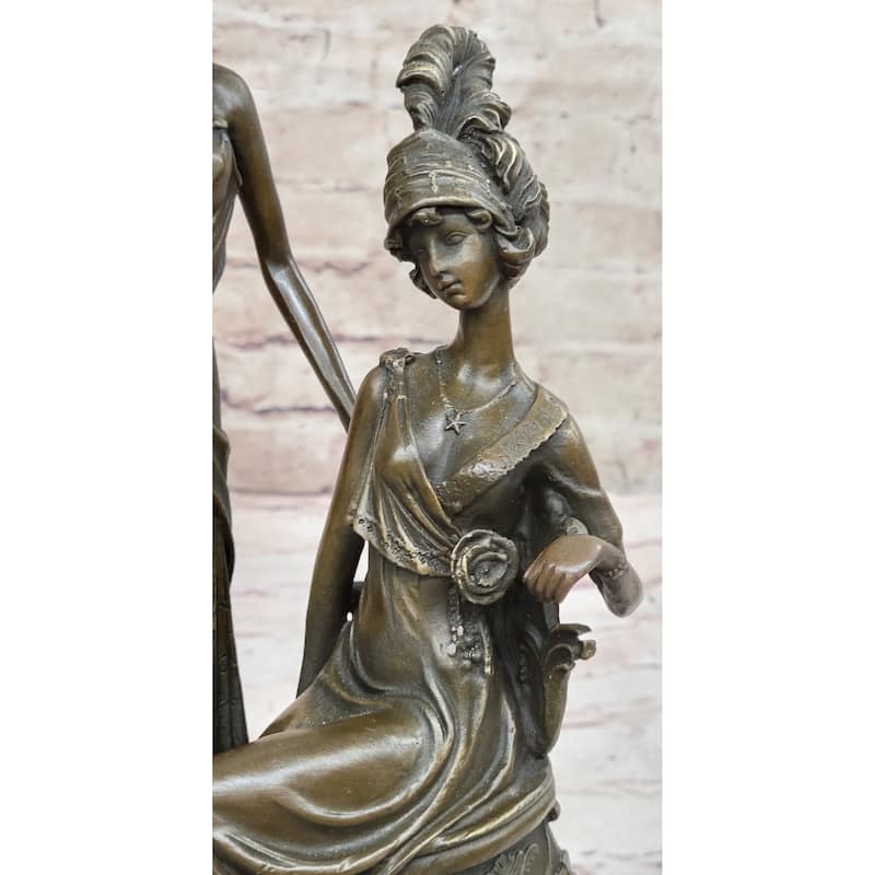 Signed Original Mavchi Showgirls Follies Bronze Sculpture Art Deco Large Figurine