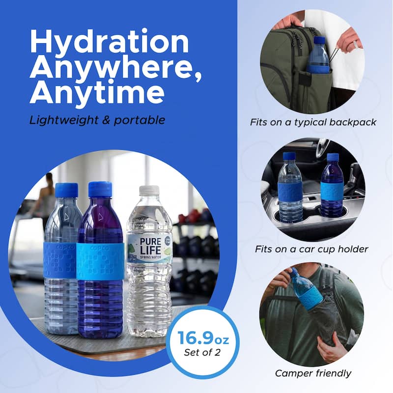 Copco Hydra Tritan Water Bottle Set of 2 BPA Free