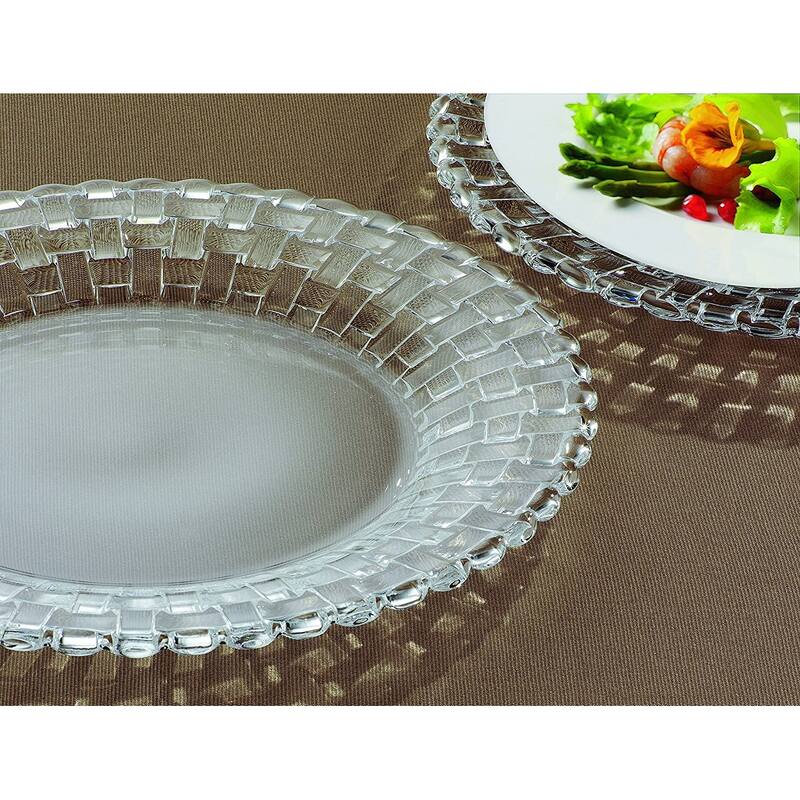 Nachtmann Set of 2 Bossa Nova Crystal Plates