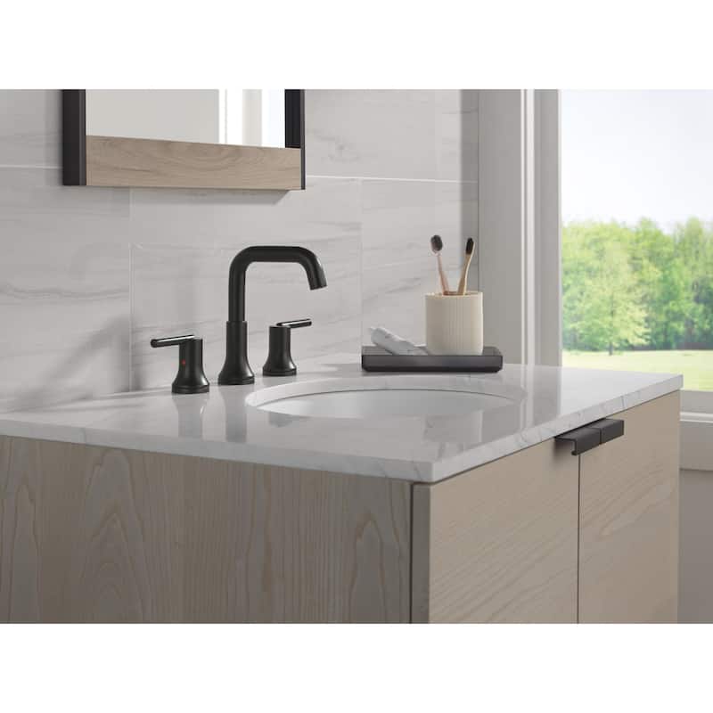 Delta 3554-MPU-DST Trinsic 1.2 GPM Widespread Bathroom Faucet with
