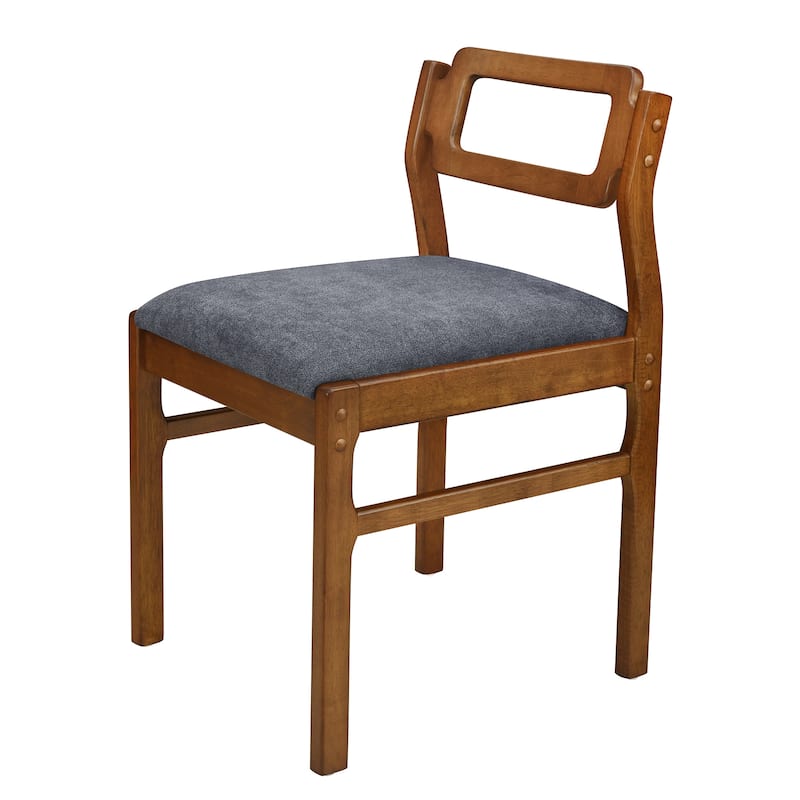 5-Piece Wood Square Dining Table Set, Extendable Kitchen Table with Upholstered Chairs and Storage Shel for Dining Room